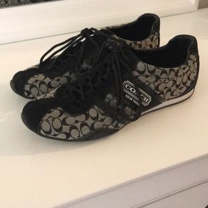 Black EUC Coach Sneakers